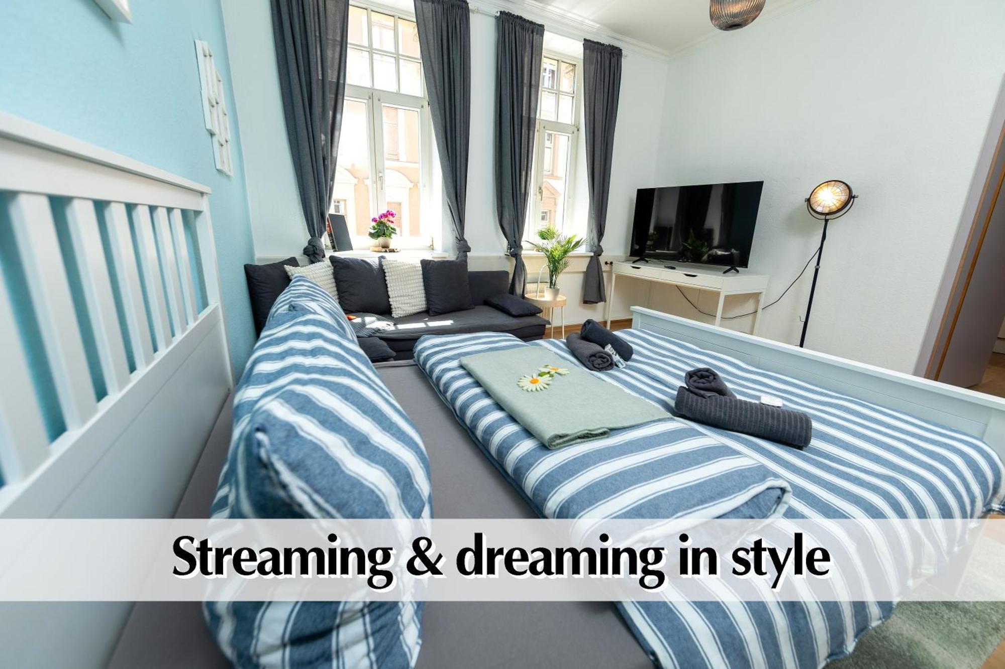12 Fewos Im Jugendstilhaus Mit Aufzug, Terrasse, Kingsize-Bett, Smart-Tv, Etc Erfurt Rum bild