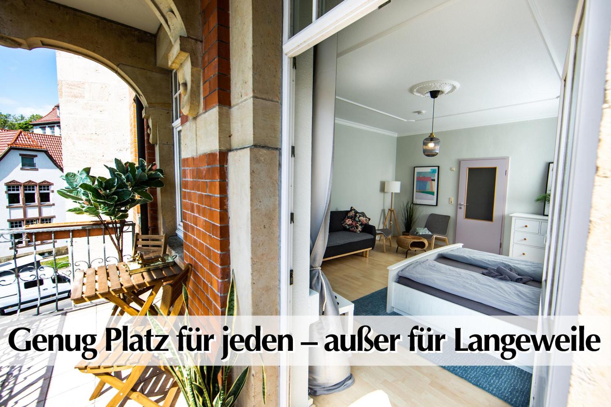 12 Fewos Im Jugendstilhaus Mit Aufzug, Terrasse, Kingsize-Bett, Smart-Tv, Etc Erfurt Rum bild
