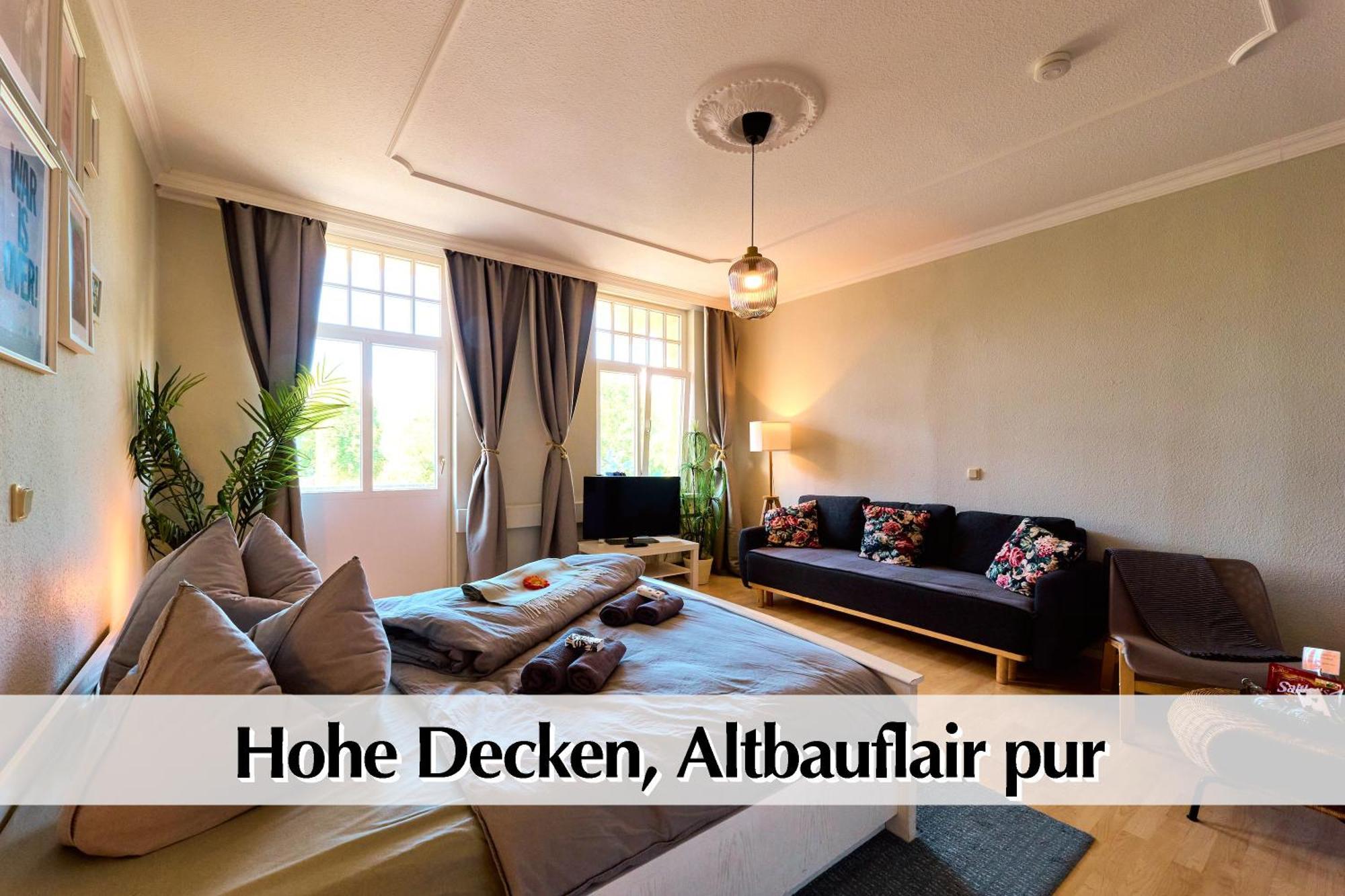 12 Fewos Im Jugendstilhaus Mit Aufzug, Terrasse, Kingsize-Bett, Smart-Tv, Etc Erfurt Rum bild