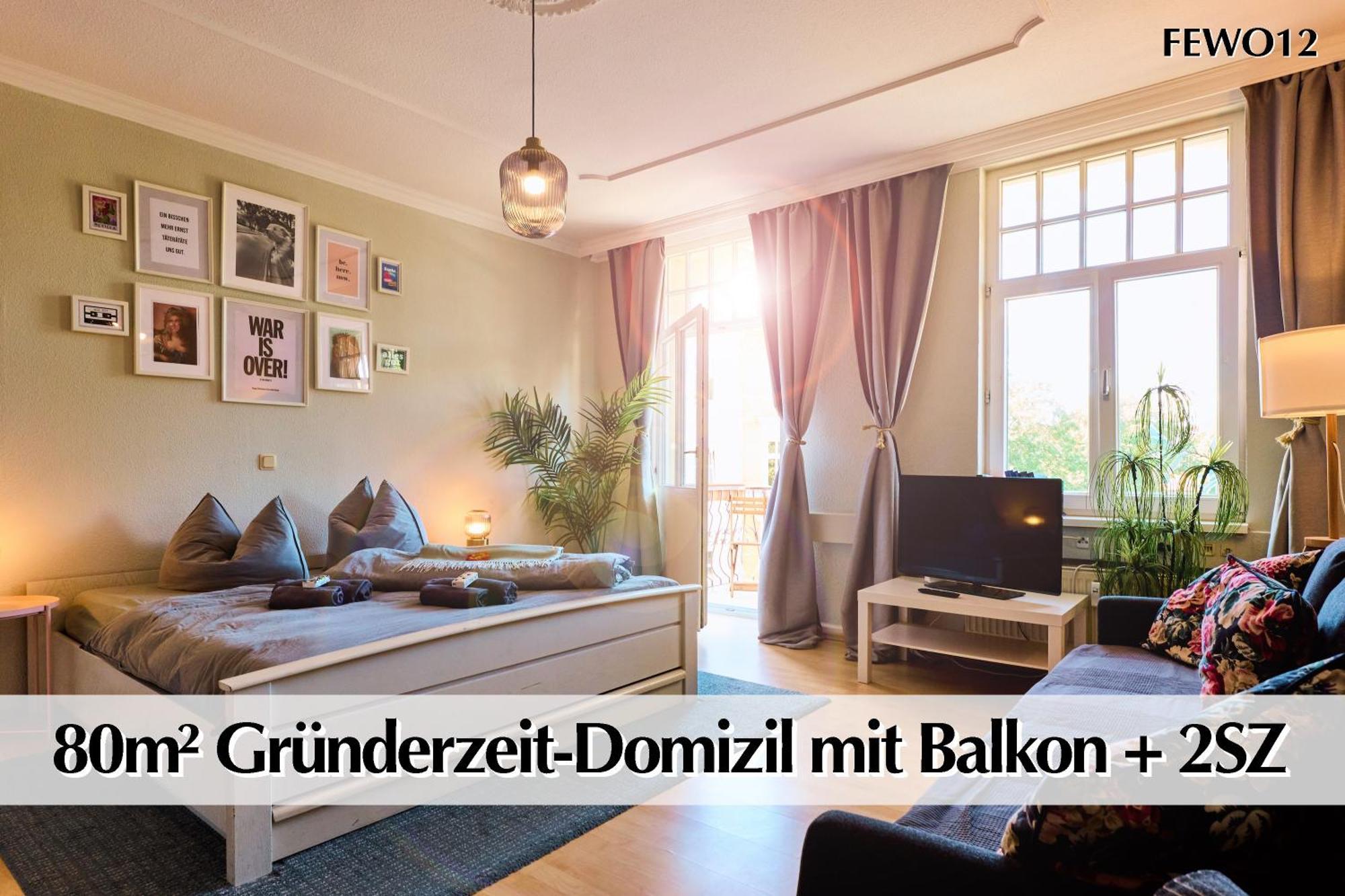 12 Fewos Im Jugendstilhaus Mit Aufzug, Terrasse, Kingsize-Bett, Smart-Tv, Etc Erfurt Exteriör bild