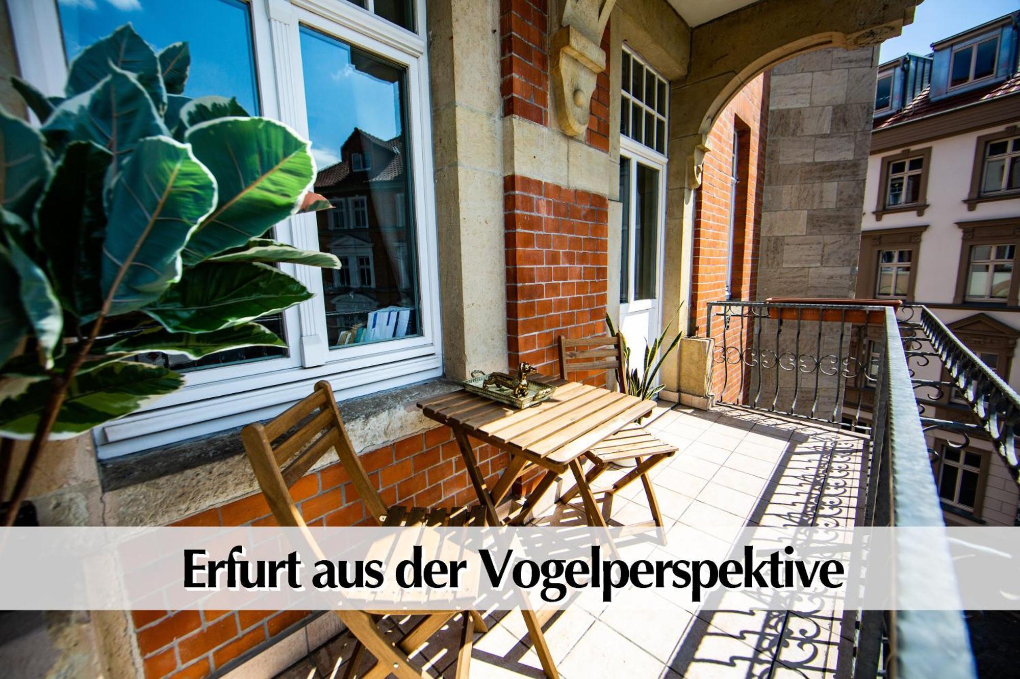 12 Fewos Im Jugendstilhaus Mit Aufzug, Terrasse, Kingsize-Bett, Smart-Tv, Etc Erfurt Rum bild