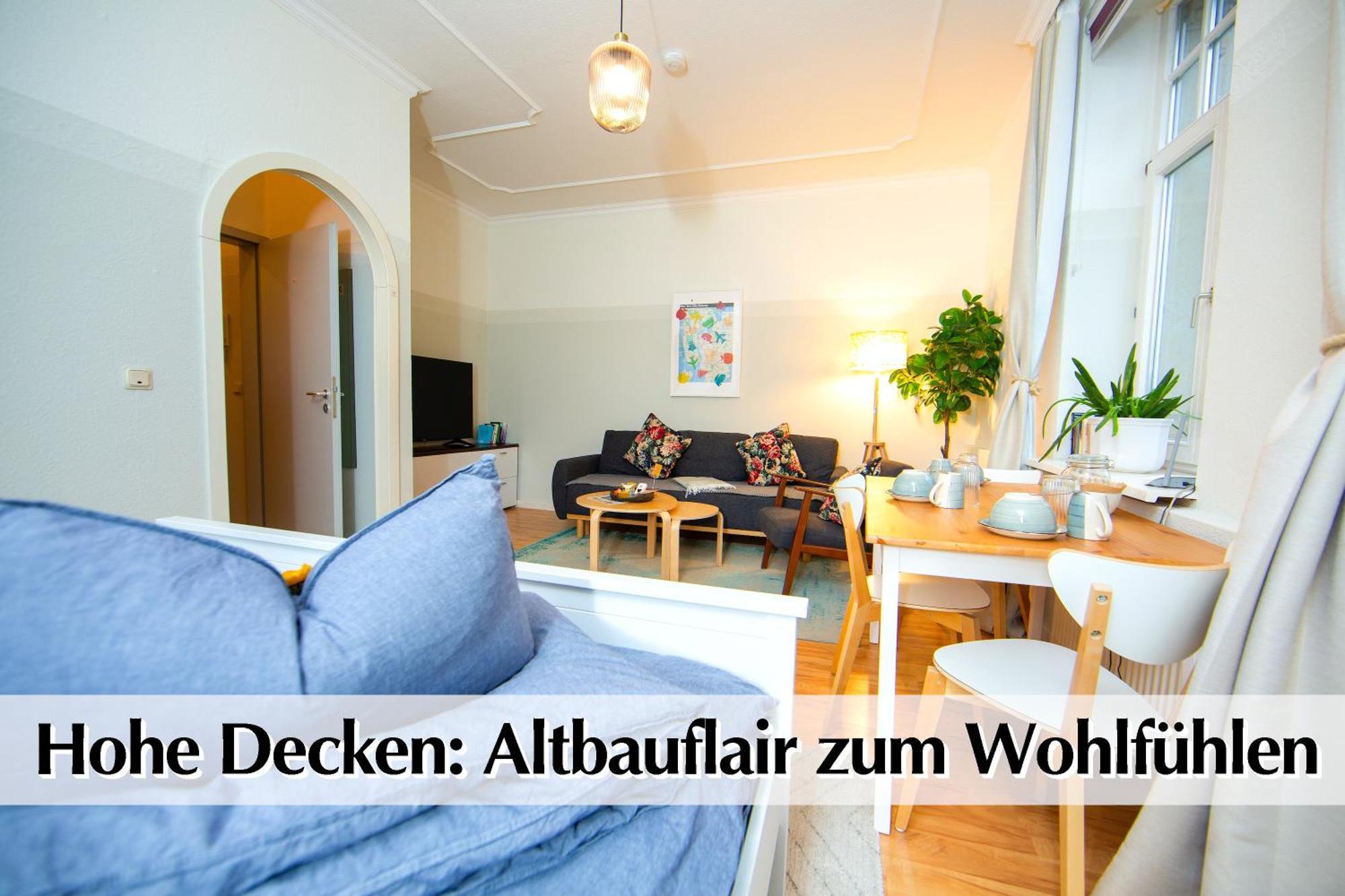 12 Fewos Im Jugendstilhaus Mit Aufzug, Terrasse, Kingsize-Bett, Smart-Tv, Etc Erfurt Rum bild